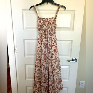 BoHo Floral print maxi dress